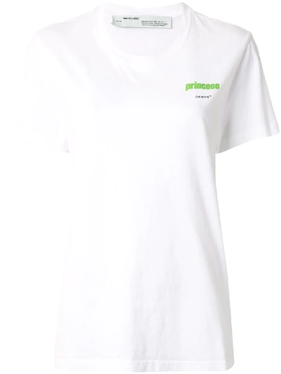 Off-white Princess Casual T-shirt In White