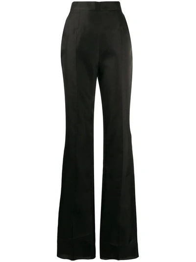 Dsquared2 High-rise Flared Trousers In Black