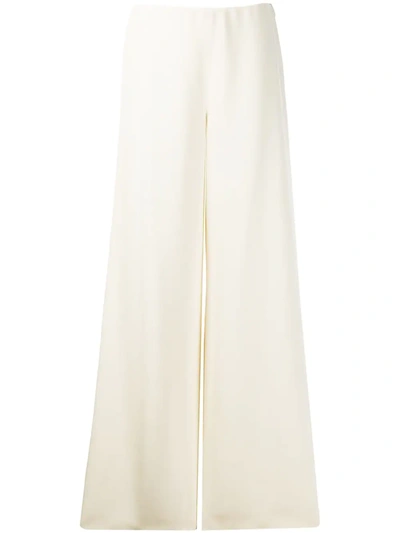 Ralph Lauren High-rise Flared Trousers In White