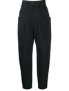 Isabel Marant Étoile High-waist Trousers In Blue