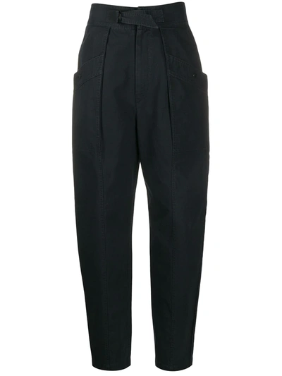 Isabel Marant Étoile High-waist Trousers In Blue