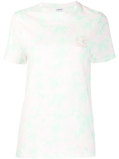 Loewe Palm Tree-printed T-shirt In Pink