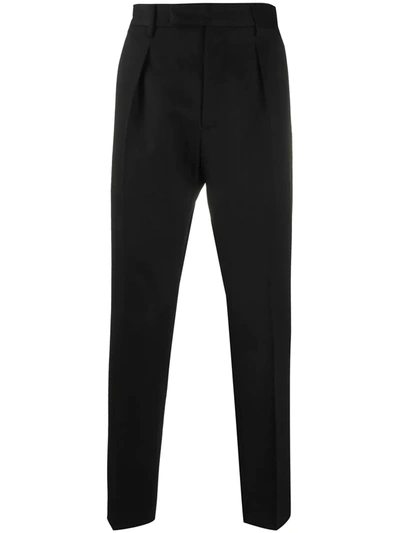 Pt01 Slim-fit Tailored Trousers In Black