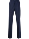 Pt01 Slim-fit Tailored Trousers In Blue
