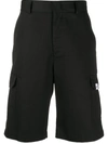 Msgm Cargo-pocket Shorts In Black