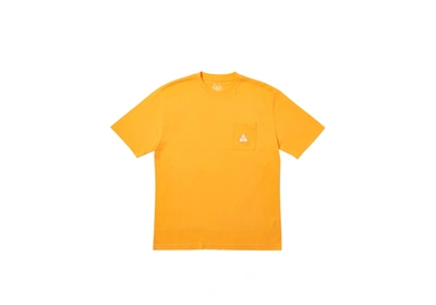 Pre-owned Palace  Sofar Pocket T-shirt Orange