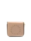 Stella Mccartney Mini Stella Logo Zip-around Wallet In Brown