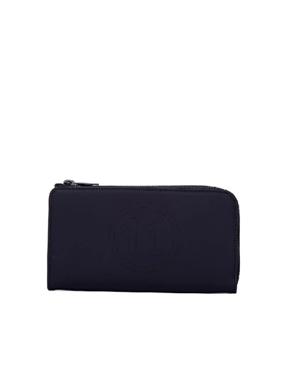 Maison Margiela Black Perforated Leather Wallet