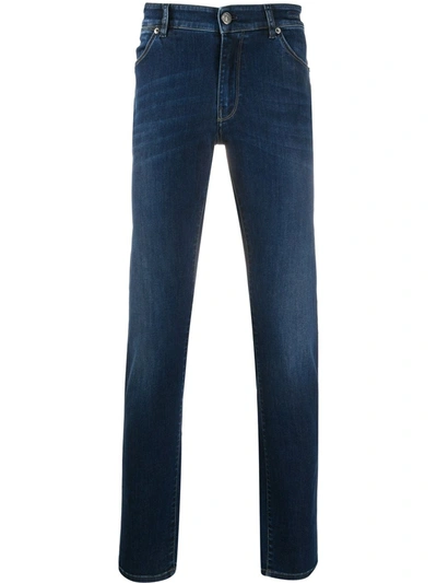 Pt05 Mid-rise Slim-fit Jeans In Blue