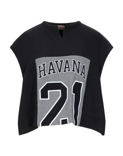 N°21 Sweatshirts In Black