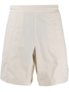 Ami Alexandre Mattiussi Ami De Coeur Long Swim Shorts In Neutrals