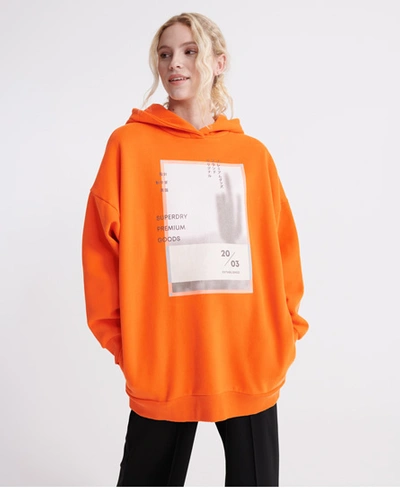 Superdry Bora Oversized Hoodie In Orange | ModeSens