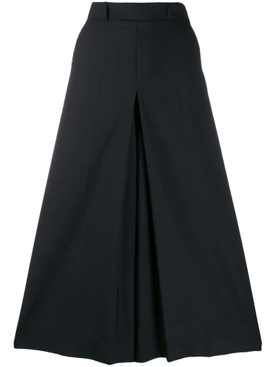 Ami Alexandre Mattiussi High-waist Divided Skirt In Black