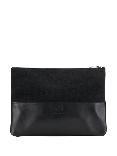 Ami Alexandre Mattiussi Small Shopper Clutch In Black