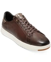 Cole Haan Men's Grandpro Leather Low-top Sneakers In Burnished Wine