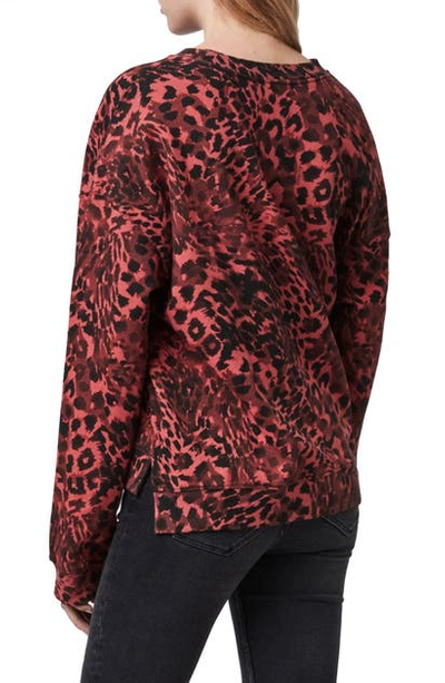 Allsaints Lo Redar Leopard Print Sweatshirt