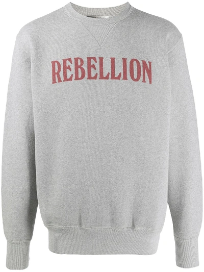 Isabel Marant Mike Rebellion Sweatshirt In Grey