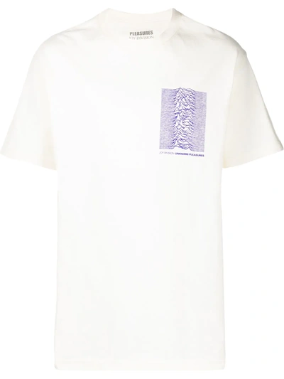 Pleasures X Joy Divison Up T-shirt In White