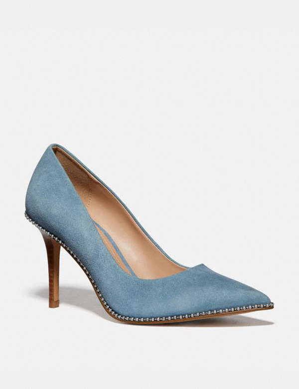 coach waverly signature buckle pumps