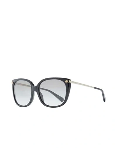 Coach Silver Mirror Square Ladies Sunglasses Hc8224d 50026g 57 In Black,silver Tone