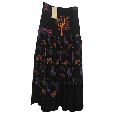 Pre-owned Stella Mccartney Silk Maxi Skirt In Other