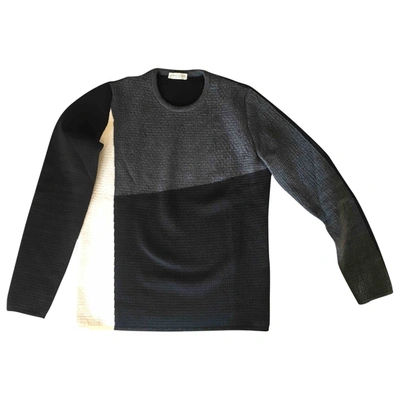 Pre-owned Roberto Collina Wool Pull In Black