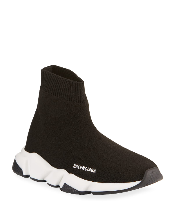 Balenciaga Speed Mid-top Trainer Sock Sneakers, Toddler ...
