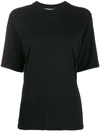 Ami Alexandre Mattiussi Ami De Coeur Embroidered T-shirt In Black