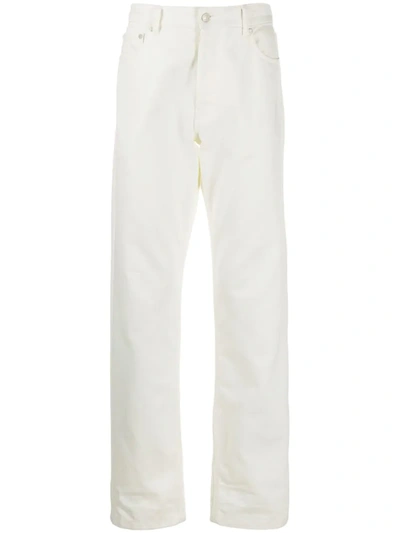 Ami Alexandre Mattiussi Straight-leg Jeans In White