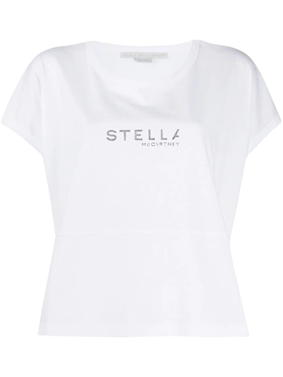 Stella Mccartney Logo Print T-shirt In White