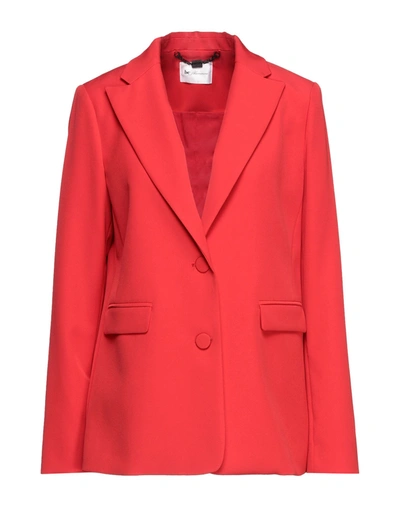 Be Blumarine Suit Jackets In Rosso