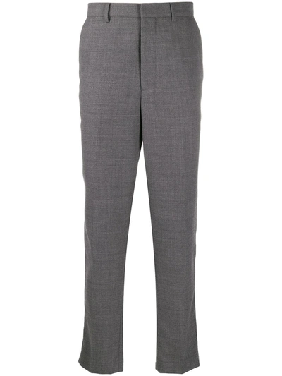 Ami Alexandre Mattiussi Carrot Fit Tapered Trousers In Grey