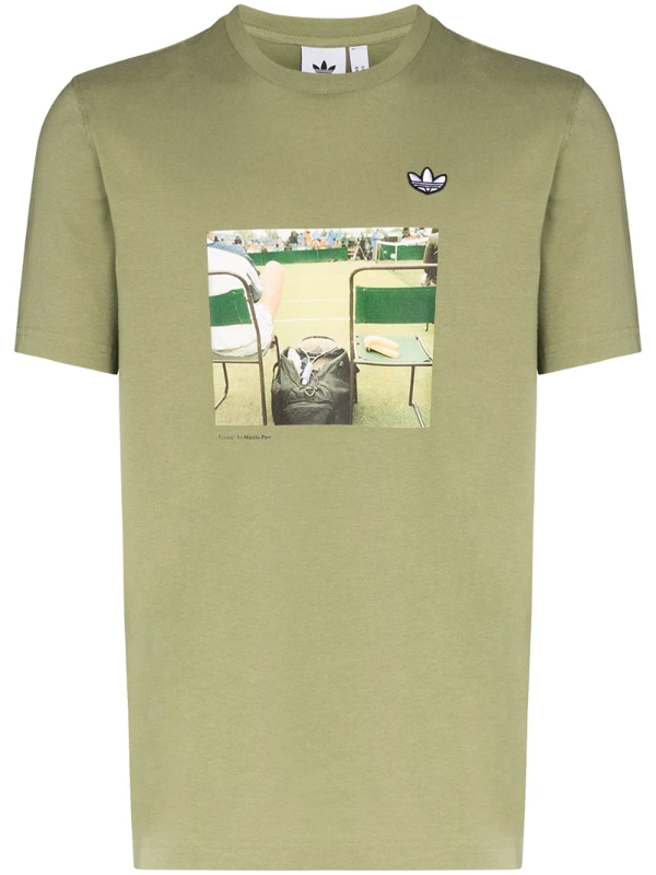 green adidas retro t shirt