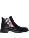Burberry Allostock Chelsea Ankle Boots In Black