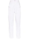 Isabel Marant Kerris Cargo Pocket Tapered Trousers In White