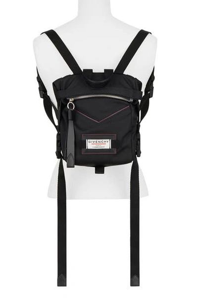 Givenchy Downtown Mini Nylon Backpack In Black