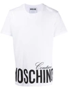 Moschino Jersey T-shirt With Logo In White