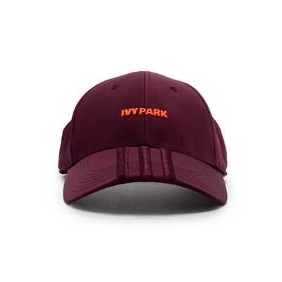 Pre-owned Adidas Originals Adidas Ivy Park Backless Cap Maroon/solar Orange