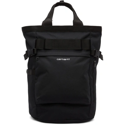 Carhartt Wip Payton Carrier Backpack - Black In Black/white