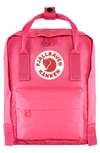 Fjall Raven Mini Kånken Water Resistant Backpack In Pink