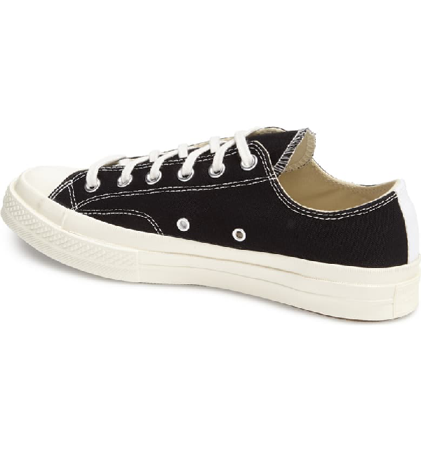 Comme Des Garcons Play X Converse Chuck Taylor Hidden Heart Low Top Sneaker In Black Modesens