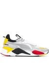 Puma Rs-x Toys Black Yellow Red Sneaker In Multicolor