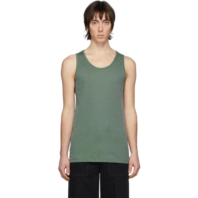 Lemaire Ribbed Vest In 603 Sauge