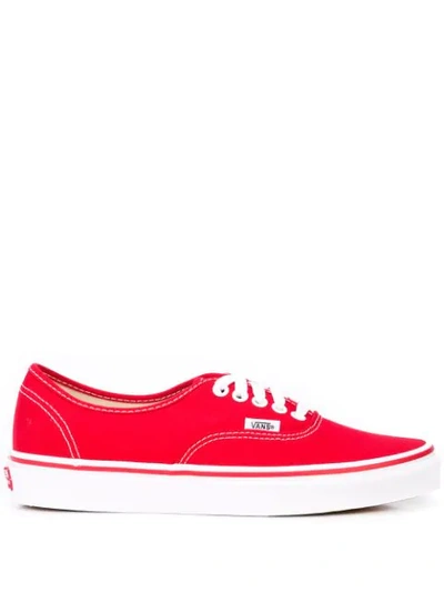 Vans 'authentic' Sneaker In Red