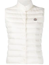 Moncler Sleeveless Padded Gilet In White