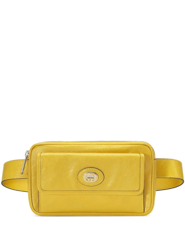 gucci belt bag yellow