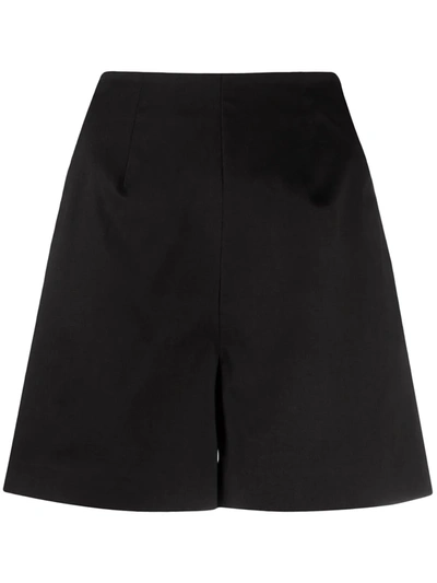 L'autre Chose High-rise Tailored Shorts In Black