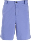 Kenzo High-rise Chino Shorts In Purple