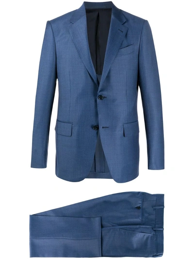 Ermenegildo Zegna Single-breasted Suit In Blue