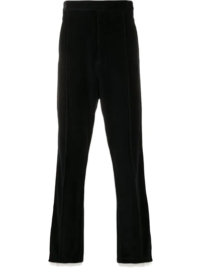 Haider Ackermann Straight Leg Trousers In Black